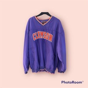Coliseum Collegiate Clemson University pullover windbreaker extra large